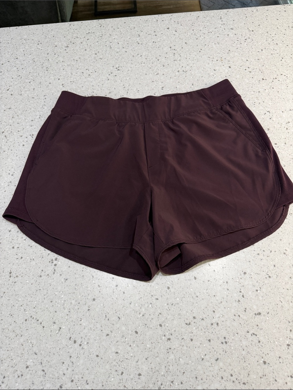 Women's Athletic Shorts in Plum
